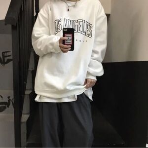 Los Angeles California White Crewneck